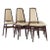 Dyrlund Style Mid Century Rosewood Dining Chairs - Set of 6 For Sale