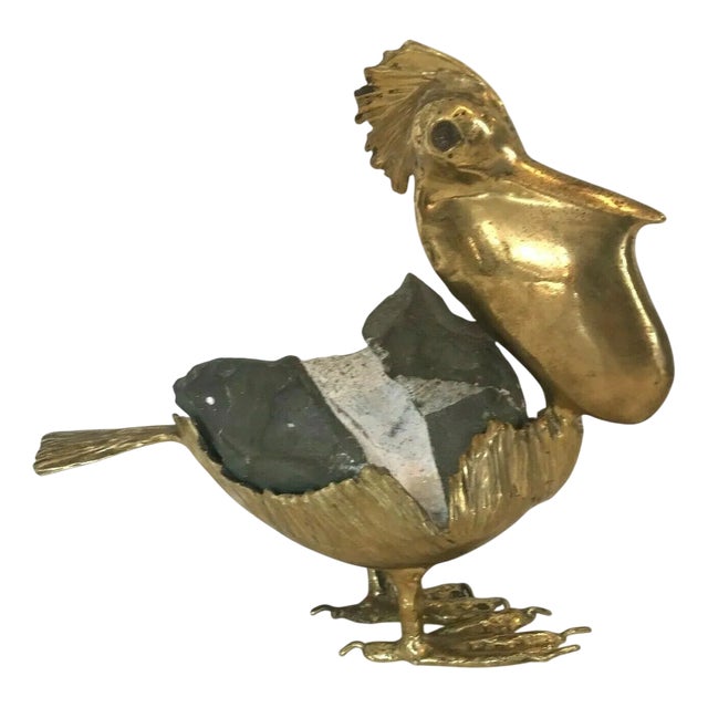 Bronze Pelican Sculpture Group For Sale