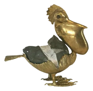 Bronze Pelican Sculpture Group