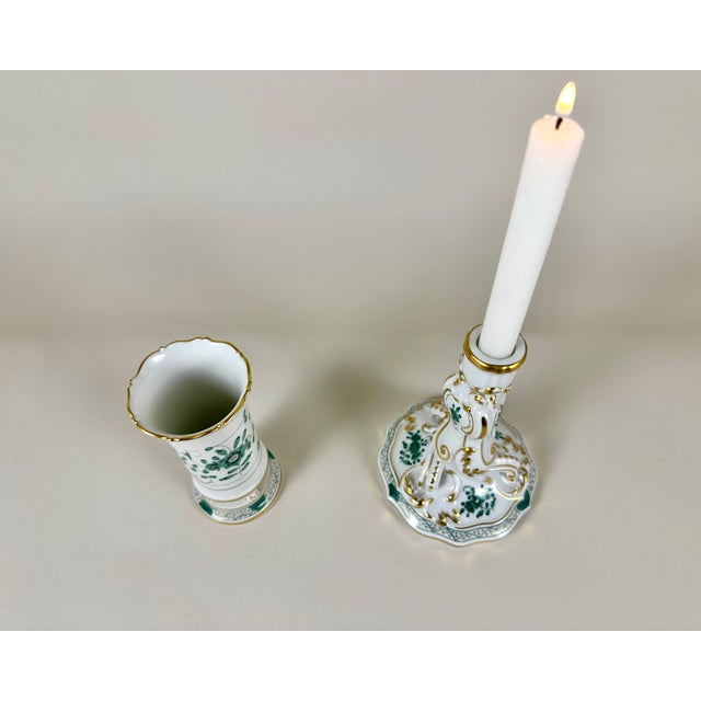 Step into the world of elite European craftsmanship with this breathtaking Meissen porcelain set. Dating back to 1950,...
