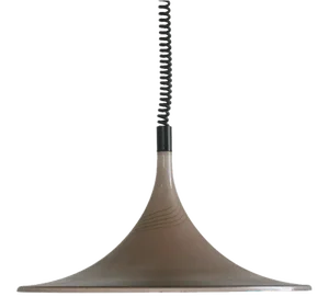 Vintage Trumpet Pendant Lamp from Meblo, 1970s
