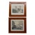 Pair of Antique Framed Engravings — Granet, Roman Architecture, 19th Century For Sale