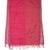 Indian Bijou Deep Pink Silk-Cotton Scarf For Sale - Image 3 of 4
