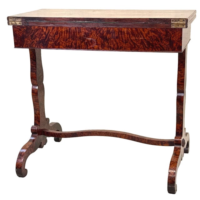19th Century Thuya Wood Card Games Table, 1840 For Sale - Image 11 of 15