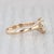 Metal Vintage Woods Round Opal Cabochon Solitaire Ring 14k Yellow Gold Size 6.25 For Sale - Image 7 of 8