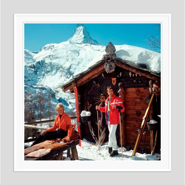 Modern Chalet Costi 1968 by Slim Aarons Framed C-Print For Sale - Image 3 of 3