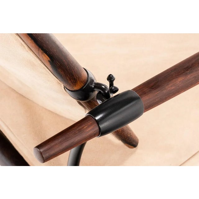 The iconic Stokke lounge chair by Jens Harald Quistgaard for Nissen Langaa, Denmark. Designed and produced in the 1960s....