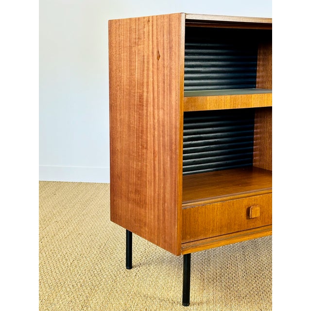 Tall Scandinavian Teak Sideboard, 1960s For Sale - Image 12 of 18