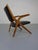 Wood Boomerang Chair in Beech & Leather by Louis Van Teeffelen for Wébé Furniture, Netherlands, 1960s For Sale - Image 7 of 18
