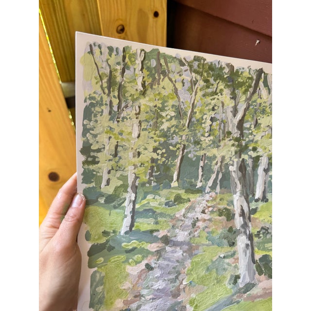 "Forest Path" Acrylic Painting by Erin Tapp For Sale In Atlanta - Image 6 of 9