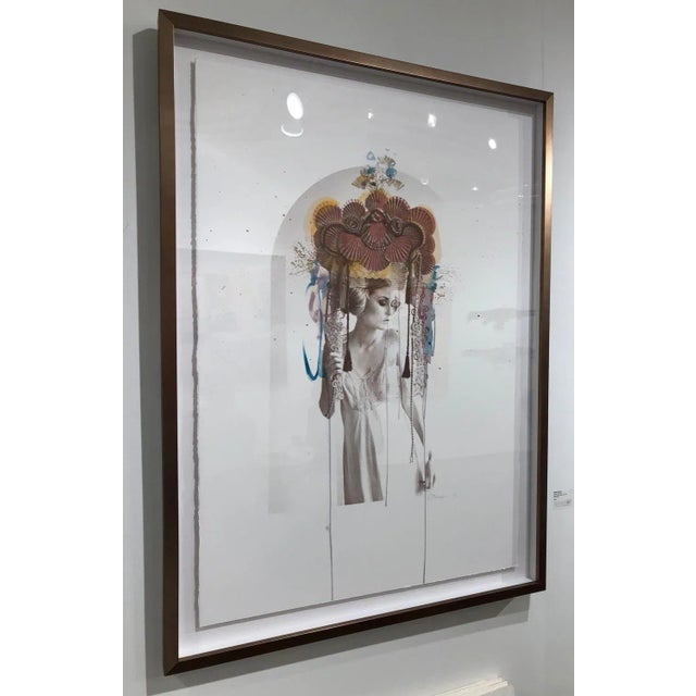 Contemporary Rosie Emerson, Venus, Hand-Painted Silk Screen, Sexy Portrait Photography, 2017 For Sale - Image 3 of 8