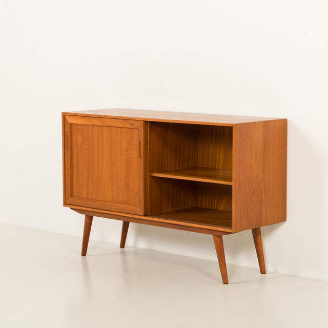 Small Scandinavian Teak Sideboard, 1970s For Sale - Image 6 of 14