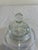 Farmhouse Vintage Clear Glass Individual Butter Dish With Domed Lid For Sale - Image 3 of 8