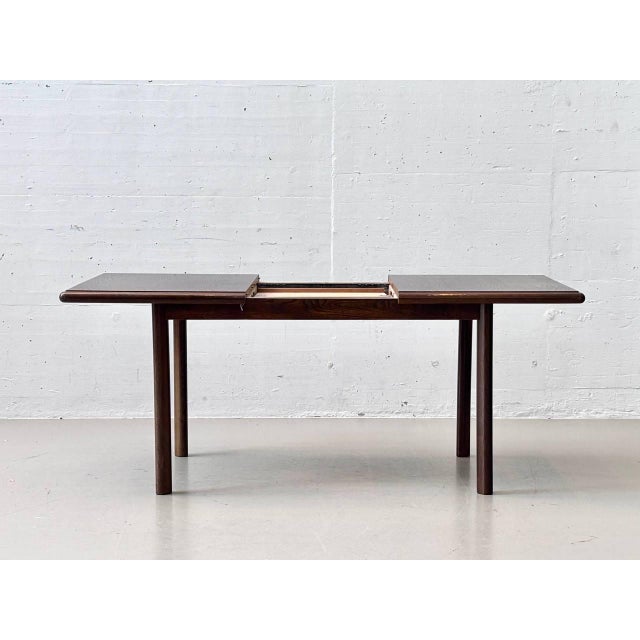 Mid-Century Modern Mid-Century Dining Table in Dark Wood, 1960s For Sale - Image 3 of 16