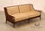 High Quality American Made Tommy Bahama Home Sofa Featuring Upholstered Cushions With Exposed Wood Frame, Rolled Arms, And...