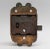 Vintage Bronze Left Side Ice Box Latch For Sale - Image 4 of 5