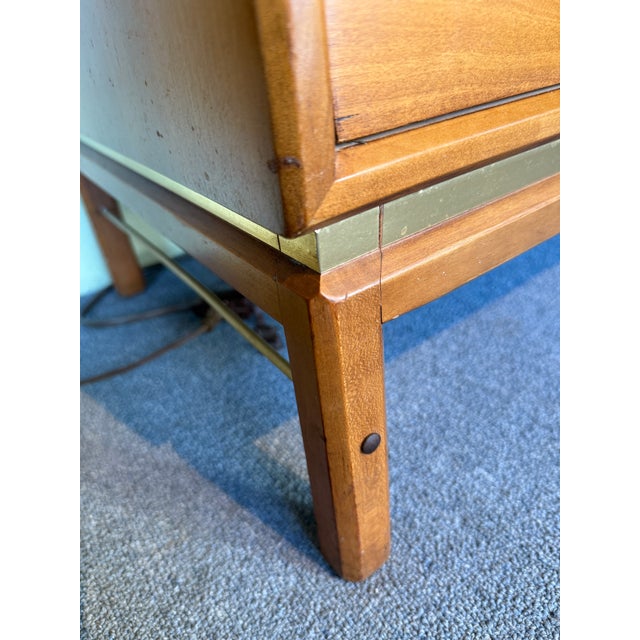 Kipp Stewart for Drexel Suncoast Gentleman's Chest Highboy C1950s For Sale - Image 11 of 15