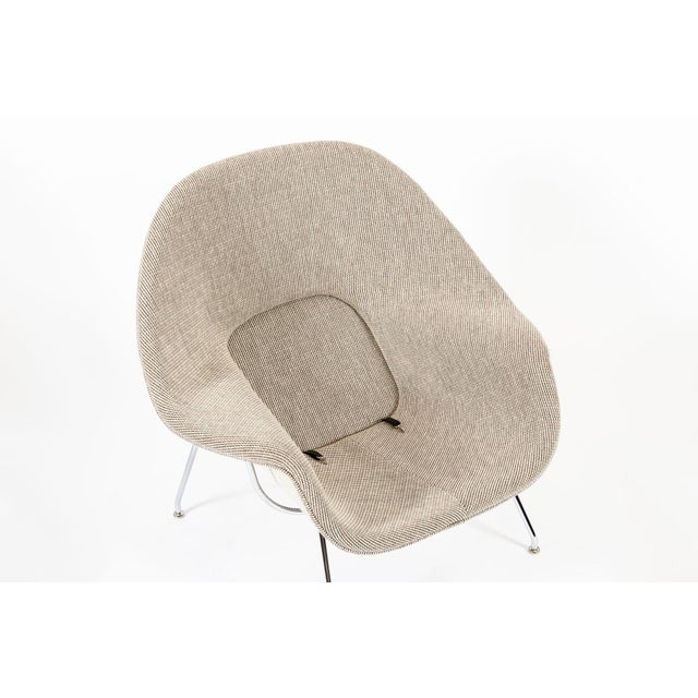 Early Restored Mid Century Tan Womb Lounge Chair by Saarinen for Knoll, Multiples/Custom Available For Sale - Image 15 of 17