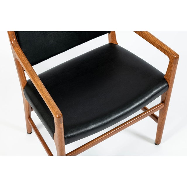 Hans J. Wegner Jh507 Oak Dining Armchairs for Johannes Hansen (Attr.), Set of 6, Denmark, Circa 1965 For Sale - Image 13 of 18