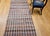 American Vintage 1920s American Rag Runner, Handwoven Wool & Cotton Stripes, 4x9 For Sale - Image 3 of 16