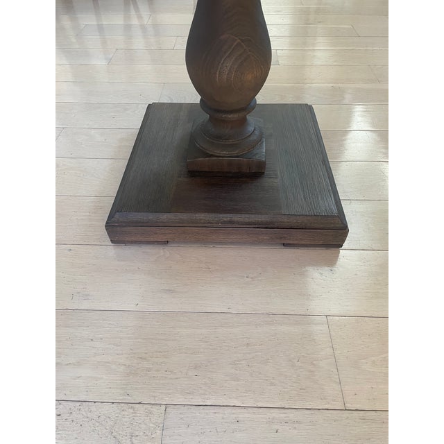 Beautiful, high-end Restoration Hardware English Balustrade Square Side Table in excellent condition! This piece features...