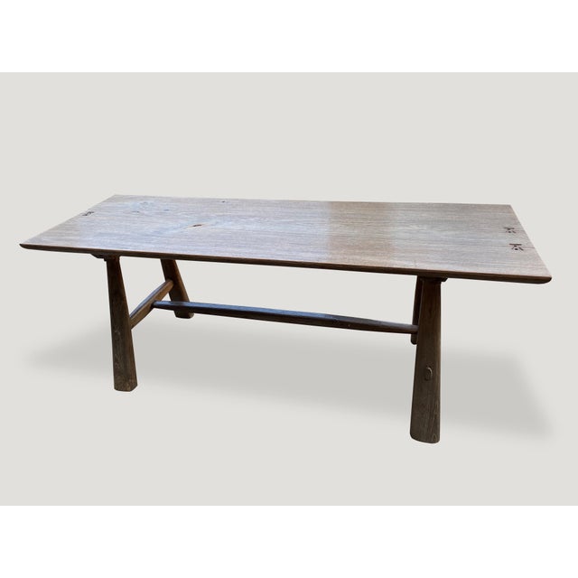 Wood Andrianna Shamaris Midcentury Couture Console or Desk For Sale - Image 7 of 18