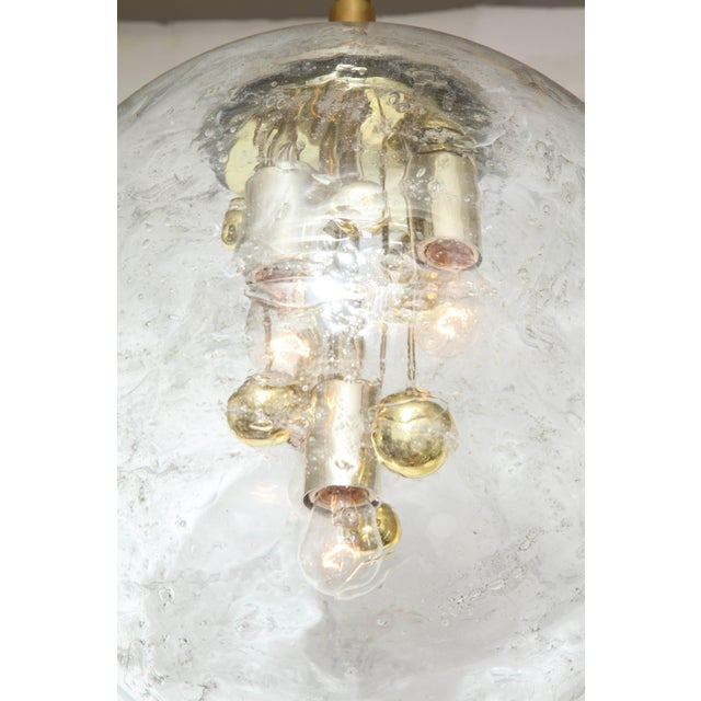 1970s Space Age Sputnik Pendant Light by Doria For Sale - Image 9 of 10