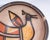 Signed Santo Domingo Pueblo Bowl With Bird by Warren Coriz For Sale - Image 4 of 9
