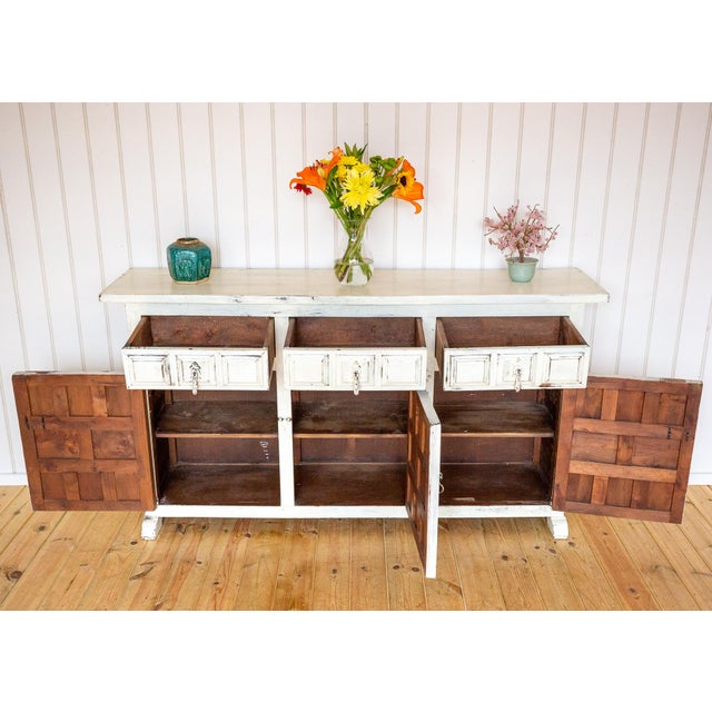 Vintage Spanish Sideboard in Oak, 1920s For Sale - Image 12 of 18