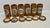 Set of 6 Antique Treen Apothecary Jars / Canisters For Sale - Image 9 of 12