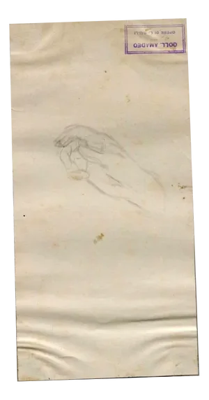 Luigi Galli, The Hand, Drawing, Late 19th-Century