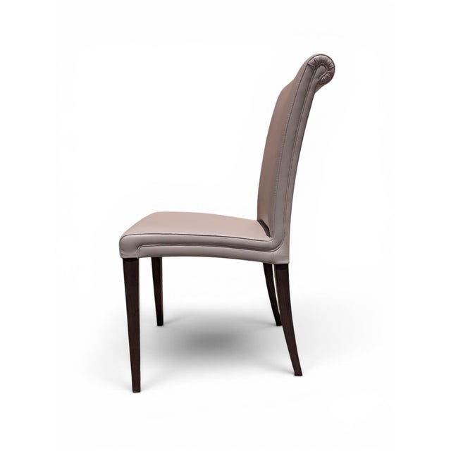 Gray Vittoria Chairs from Poltrona Frau,, 2000s, Set of 6 For Sale - Image 8 of 16