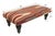 Stylish sophisticated and out of ordinary handmade Settee crafted by skilled artisans using vegetable dyed hand-woven...
