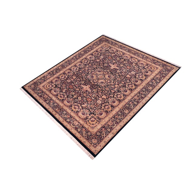 Designed with mesmerizing intricacy and gorgeous color palette, this hand-knotted masterpiece demonstrates the beauty and...