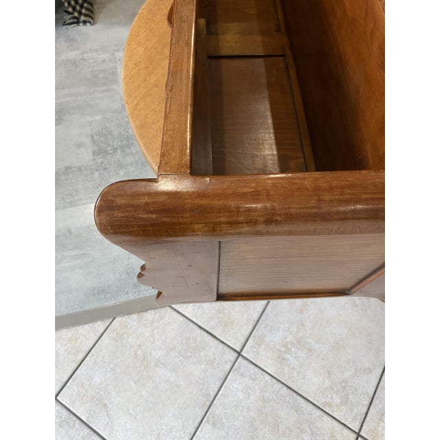 Louis XV Style Console Table in Cherrywood, 1950s For Sale - Image 14 of 18