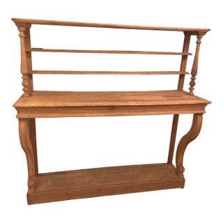 Antique Multi-Tiered Display Hutch For Sale