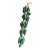 Vintage Handcrafted 26 Green Chili Pepper Ceramic Ristra Spanich For Sale