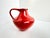 1960s Handcrafted Red Studio Ceramic Jug Vase by Elly & Wilhelm Kuch, Germany, 1960s For Sale - Image 5 of 11