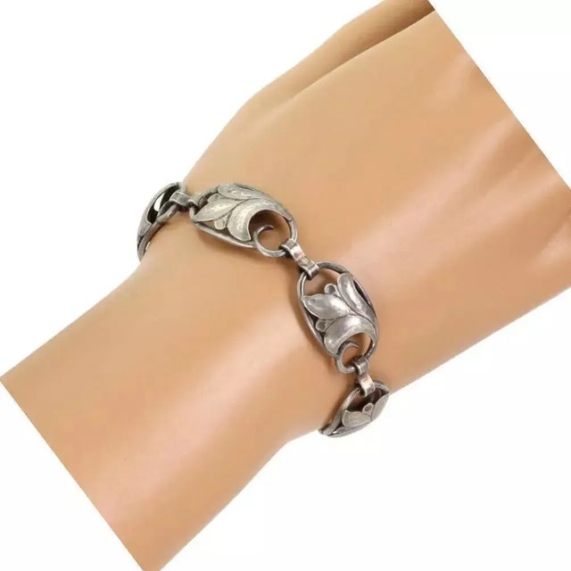 Brand: Georg Jensen Hallmark: USA Georg Jensen Sterling 821A Material: sterling silver Measurement: 7" long x 0.56" wide x...