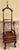 Elegant Spanish gentleman’s valet stand from the mid-20th century, crafted in warm mahogany-tone wood with a refined...