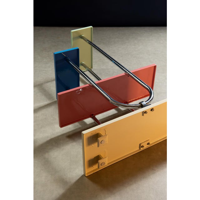 Metal Vintage Functionalist Flower Etager, 1930s For Sale - Image 7 of 8