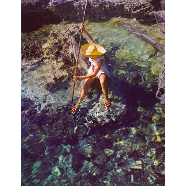 Sabina Spear Fishing by Toni Frissell Sabina spear fishing, 1947. (Photo by Toni Frissell) 16x12" inches / 40x30cm paper...