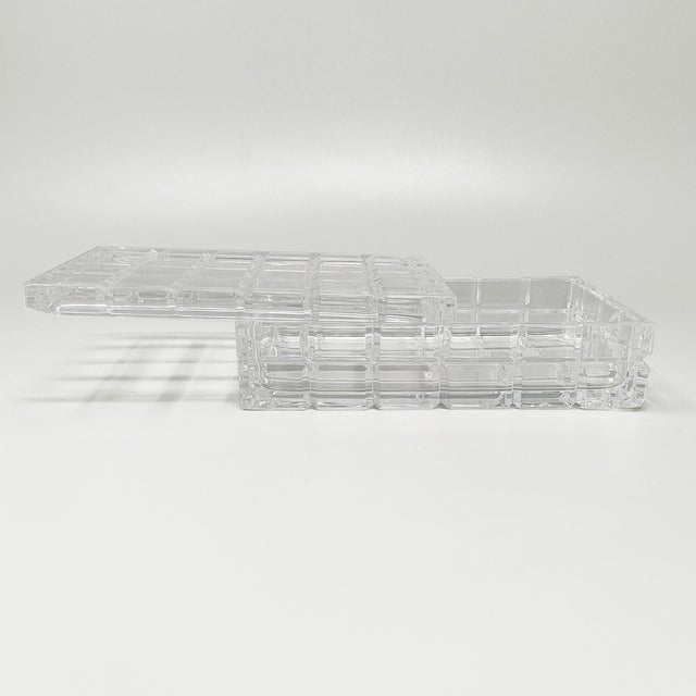 Vintage Italian Crystal Box by Colle, 1970s For Sale - Image 4 of 8