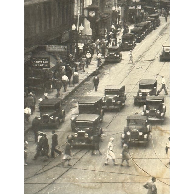 Glass New Orleans Black & White "Feibleman & Co. Building" Photograph Print For Sale - Image 7 of 12