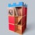 Postmodern Castle Bookcase & Vinyl Record Storage Unit For Sale - Image 9 of 9