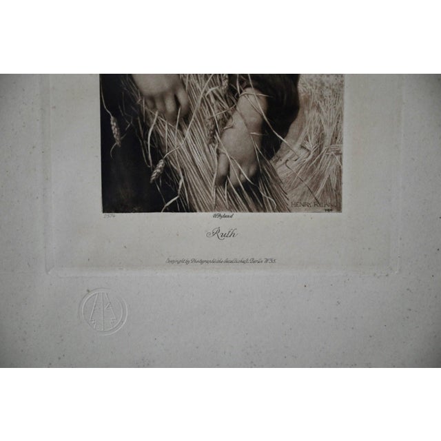 After Henry Ryland, Ruth and Rachel, 1890s, Photogravures, Framed, Set of 2 For Sale - Image 9 of 14
