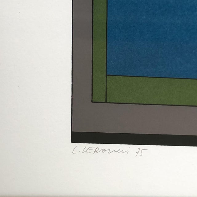 Luigi Veronese, Chromatic Visualizations, 1974-75-76, Silkscreens, Set of 3 For Sale - Image 7 of 16