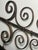 Early 20th Century Large Antique Wrought Iron Bracket With Two-Tier Wooden Sign, "Inn & Antiques" For Sale - Image 5 of 10
