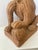 Wood Boho Chic Large Wicker Foo Dog For Sale - Image 7 of 11