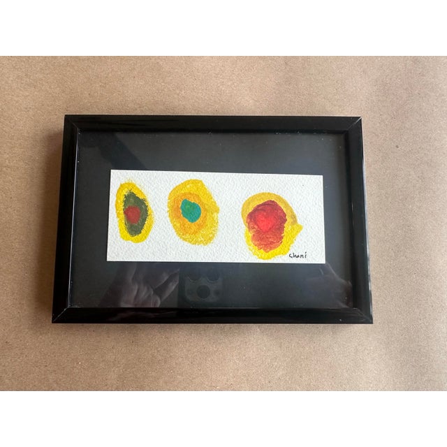 “Playful Blooms” Minimalist Botanical & Abstract Watercolor Pair by Chani MacKay For Sale - Image 4 of 6